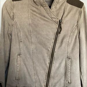 Anthropologie faux suede Moto jacket